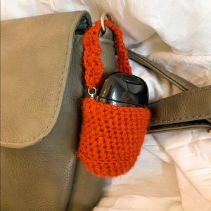 Handmade Crochet Hand Sanitizer Holder/ Keychain